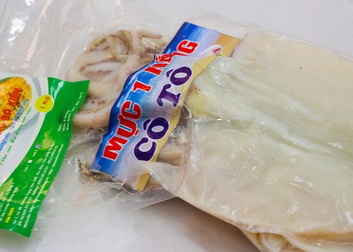 Mực một nắng Bá Kiến là thương hiệu mực uy tín tại Hà Nội
