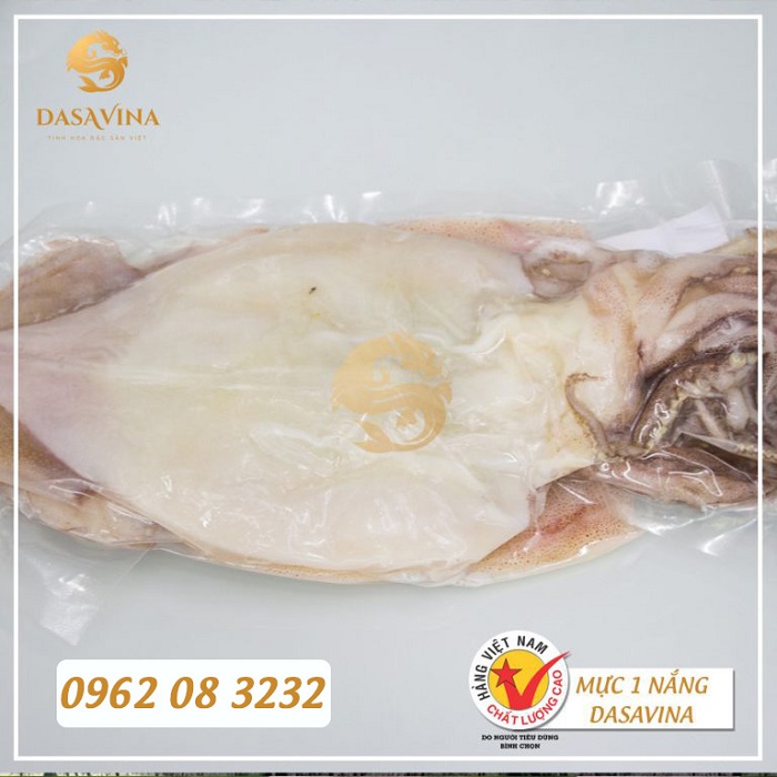 Mực một nắng được đánh bắt tại vùng biển Cô Tô có chất lượng ngon nhất