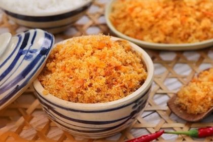 Cách làm ruốc tôm giã tay