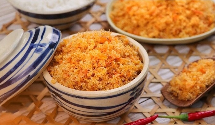 Cách làm ruốc tôm giã tay